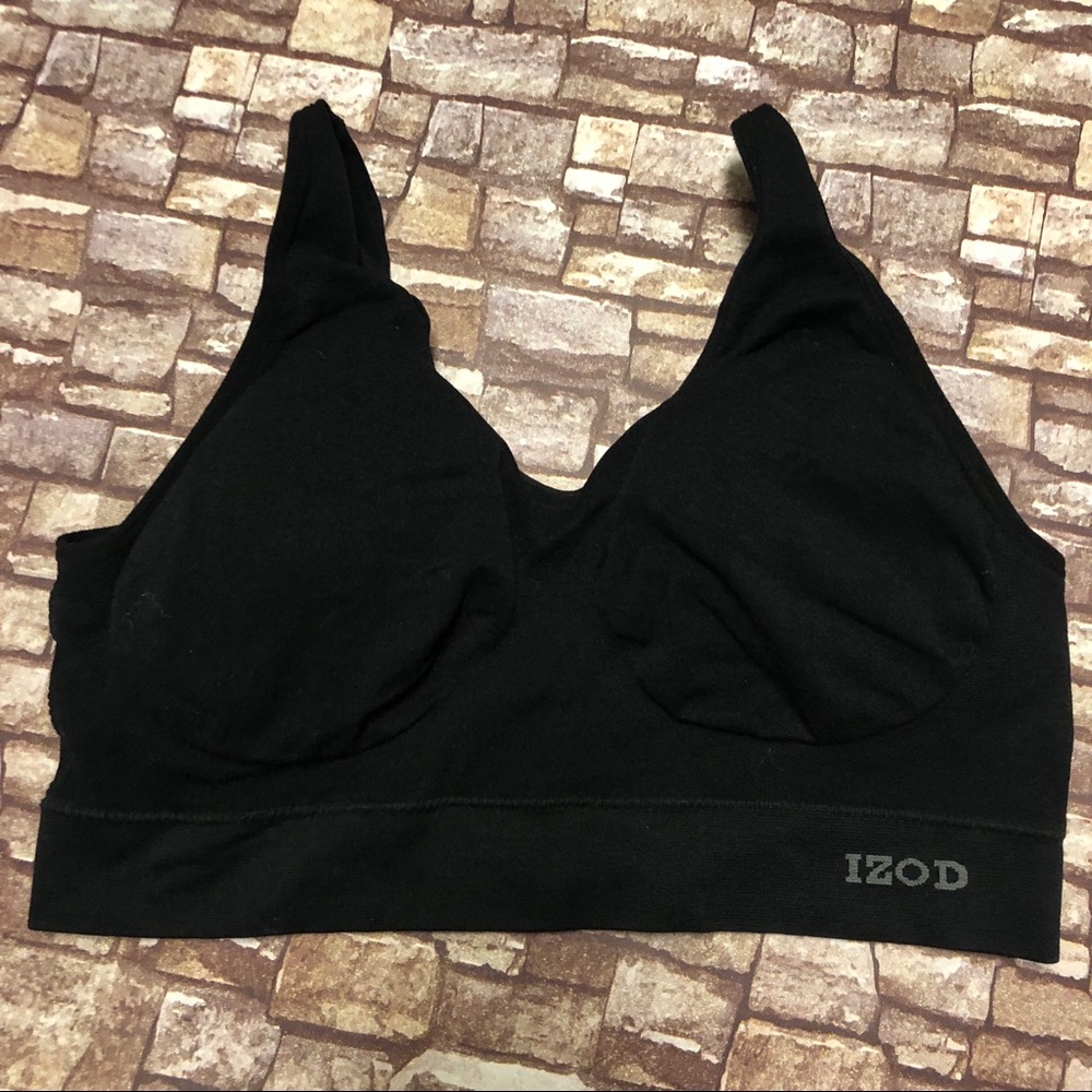 Black 1X Izod Sports Bra